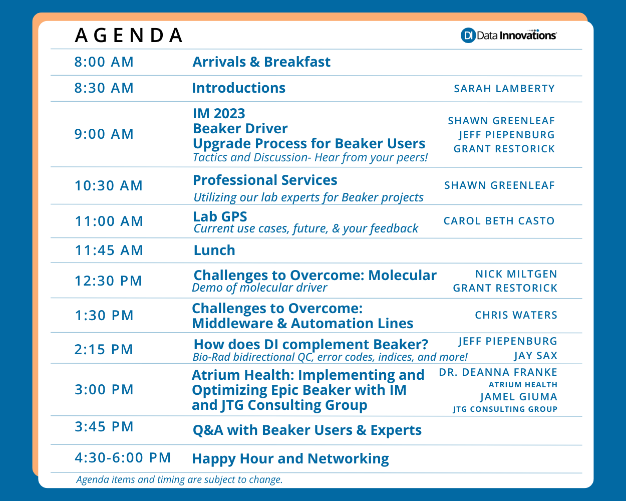 Boston User Group Agenda (8)